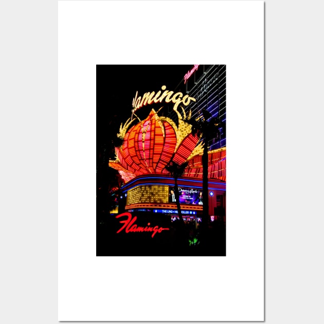 Flamingo Las Vegas Hotel Neon Signs America Wall Art by AndyEvansPhotos